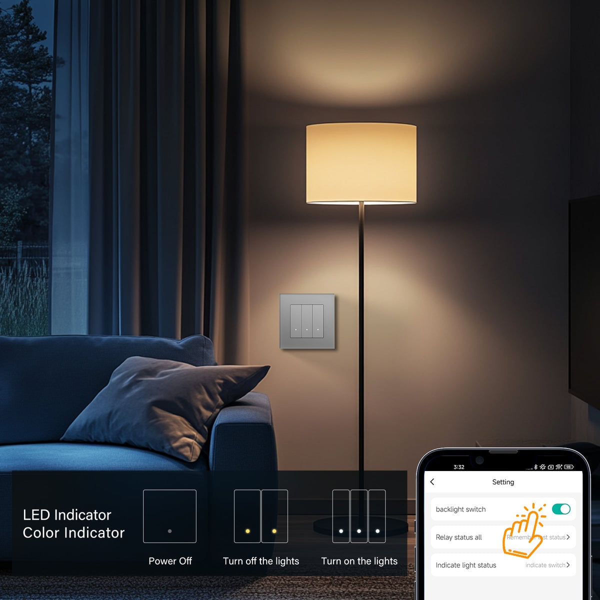 BSEED Smart Zigbee Light Switch (With Neutral) Hub required Switch work with tuya Alexa Light Switches Bseedswitch