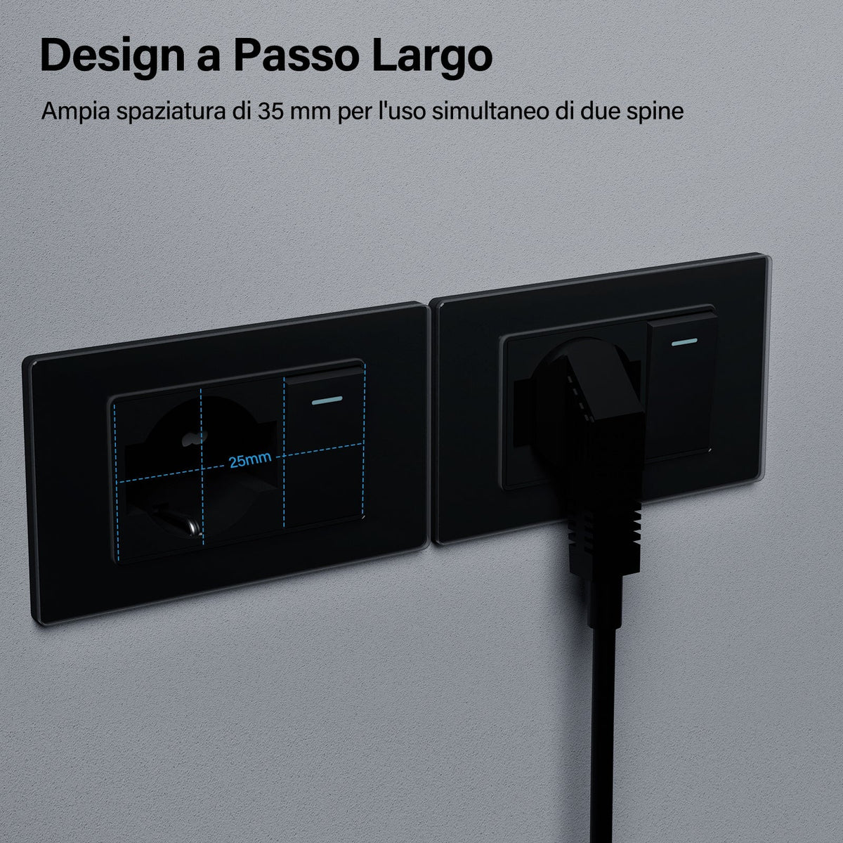 Traditional mechanical Light switch With Socket 16A Wall Plug Applicable in EU and Italy socket Bseedswitch