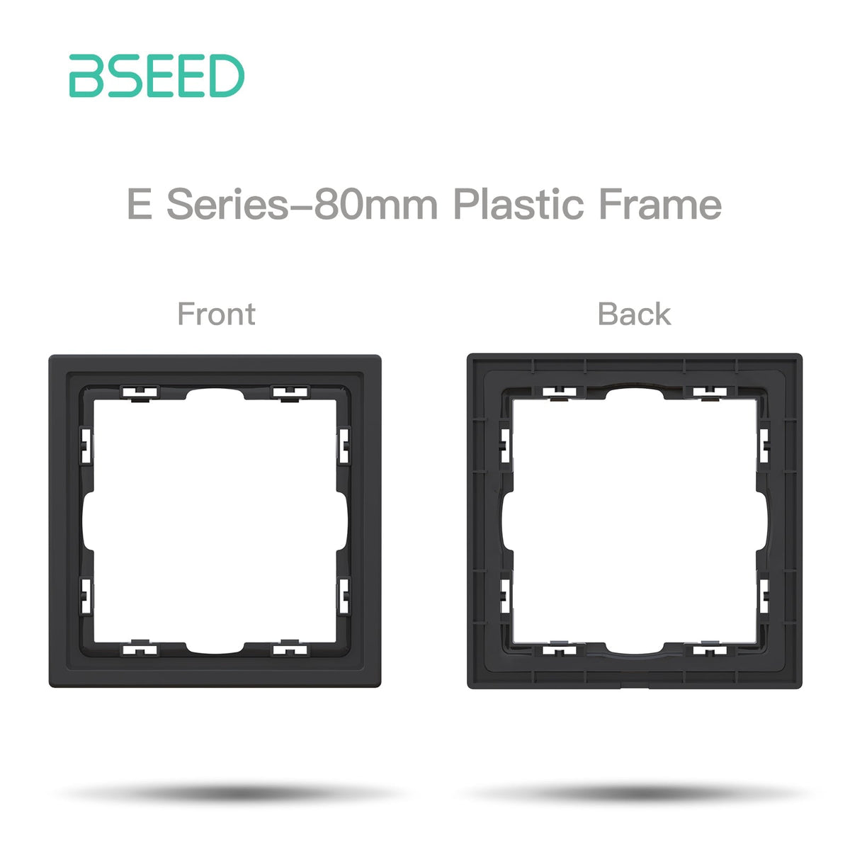 Grand Series DIY Part Customized free combinations Plastic Panels Black Color Power Outlets & Sockets Bseedswitch 1 Slot Panel