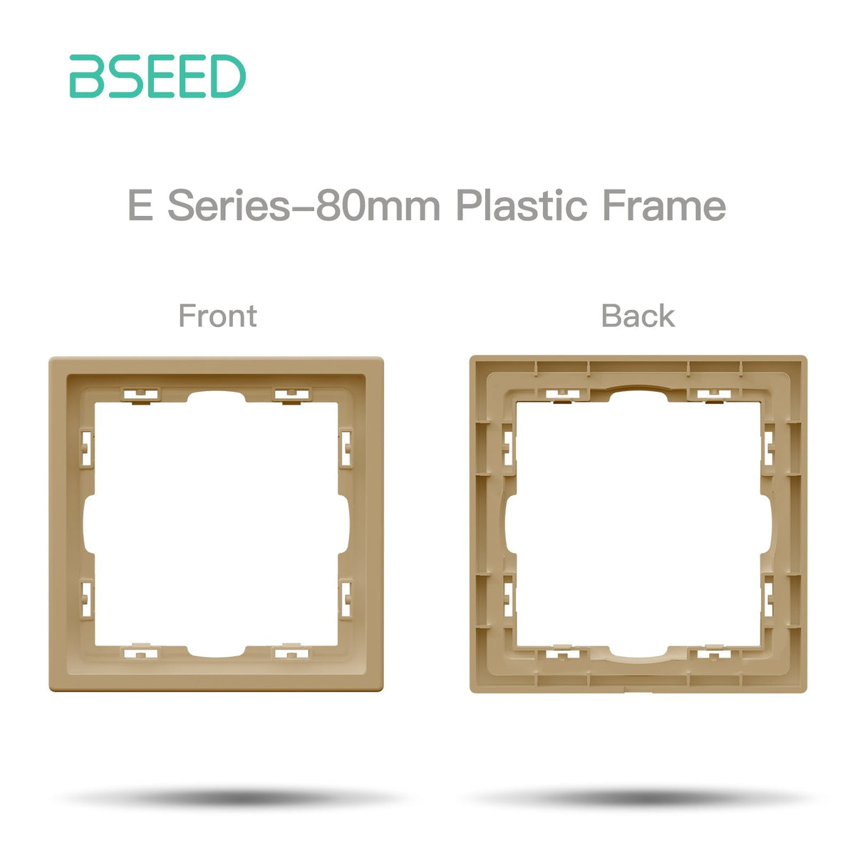 Grand Series DIY Part Customized free combinations Plastic Panels Gold Color Power Outlets & Sockets Bseedswitch 1 Slot Panel