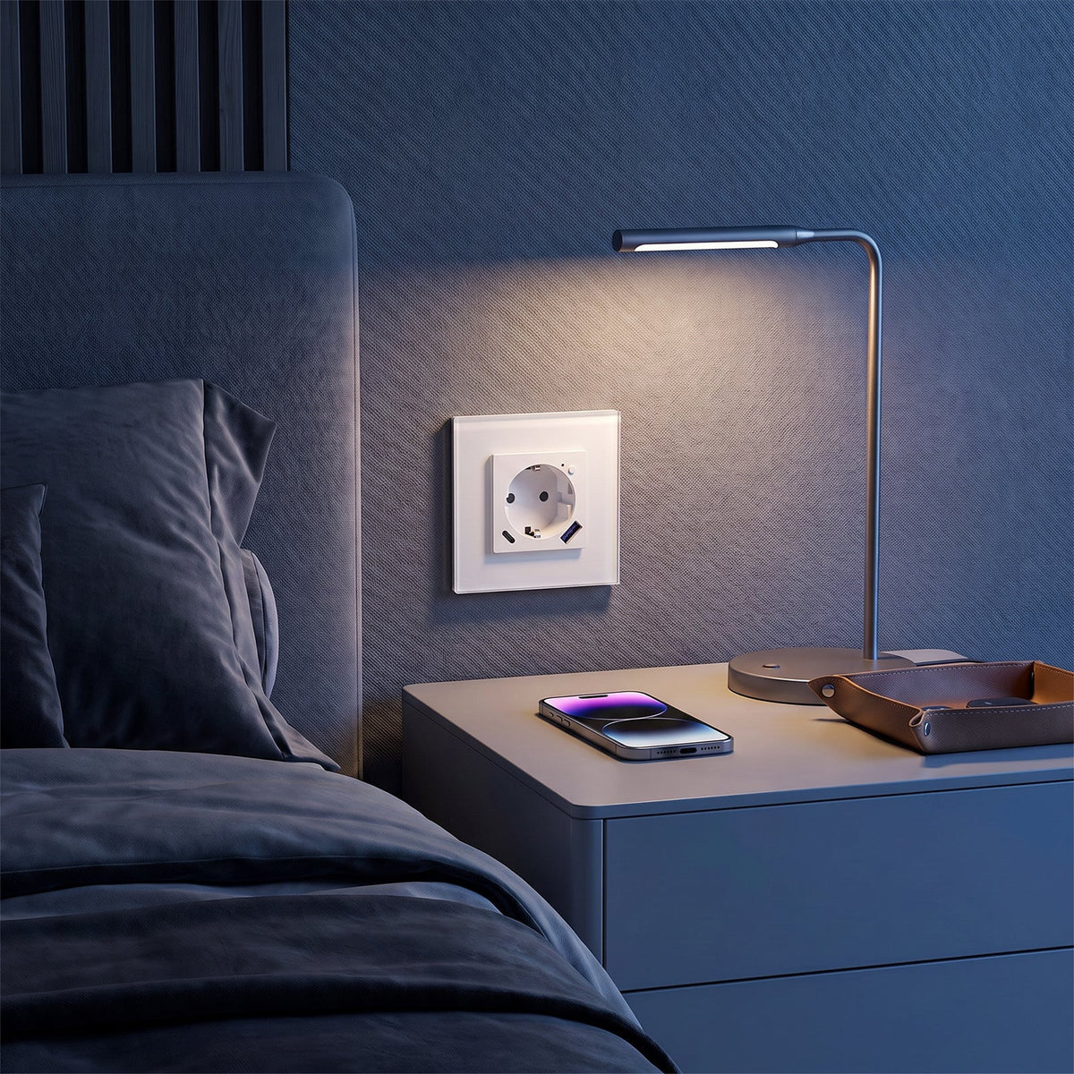BSEED Echo WLAN EU-Standard Steckdose mit Energiemonitoring, smarte WLAN-Elektrosteckdose, kompatibel mit Alexa und Google Assistant