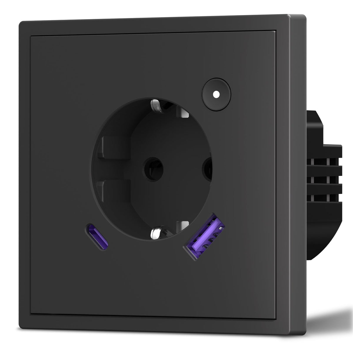 BSEED Scale Series Smart Wifi Eu socket With PD 3.0 type-c 20W fast charge USB Port Support for Energy Monitoring and Work with Alexa Google Assistant Power Outlets & Sockets Bseedswitch