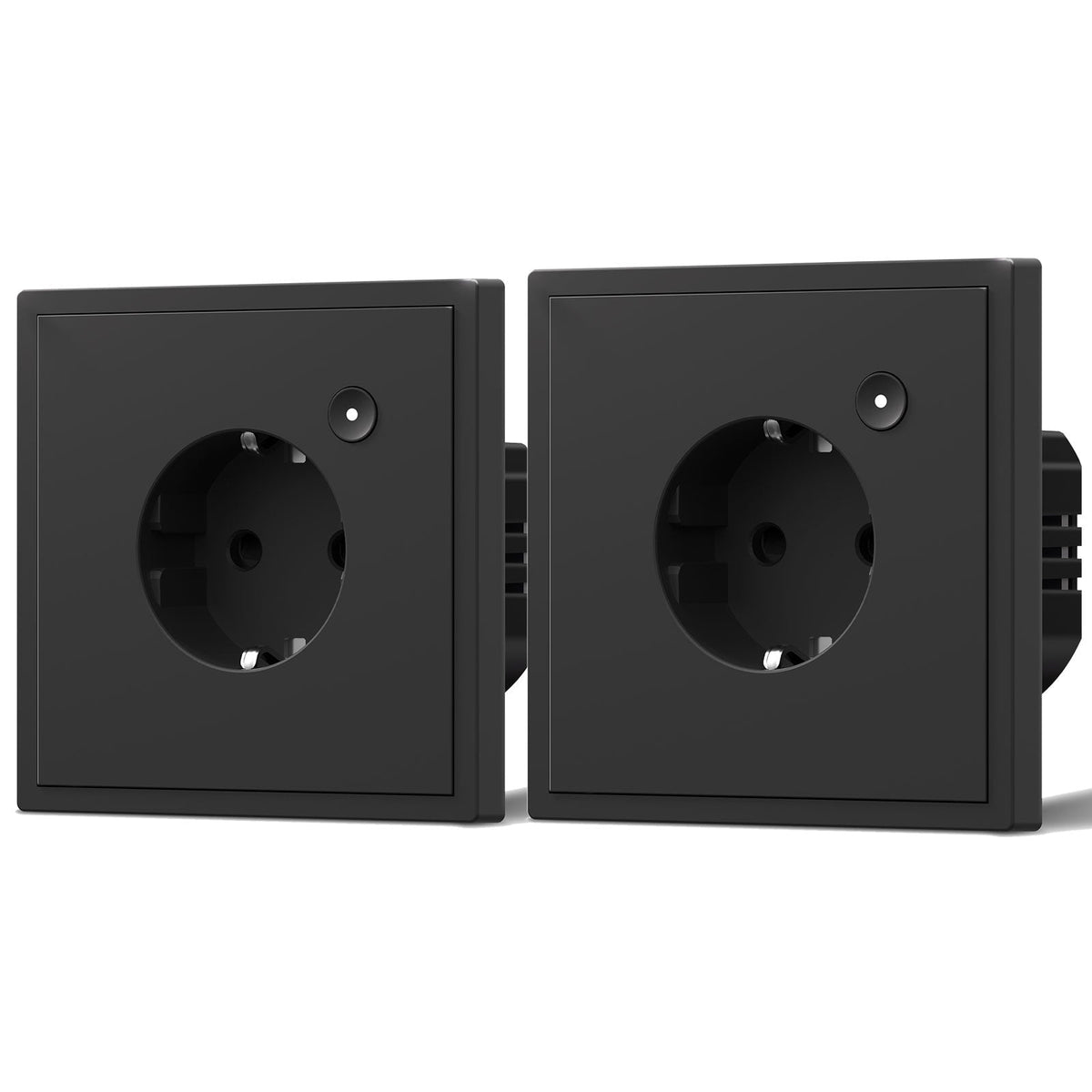 BSEED Scale Series Smart Wifi Eu socket Light Switches Bseedswitch Black 2 PCS/Pack