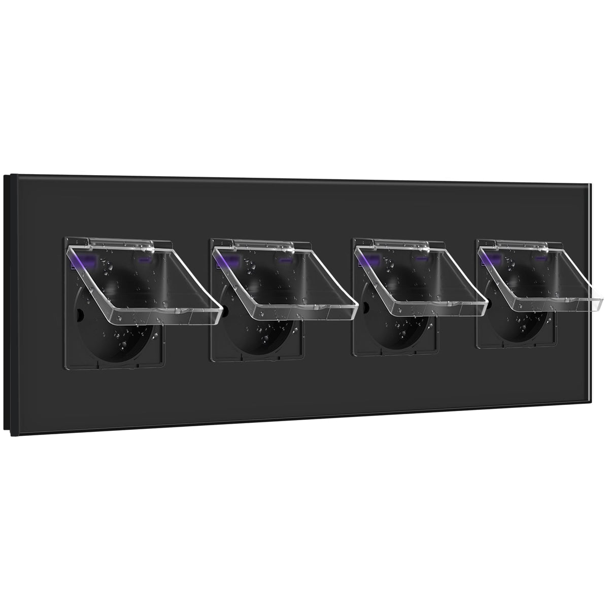 BSEED FR sockets with 20W PD Fast Charge Type-C Interface Outlet Wall Socket with waterproof cover Power Outlets & Sockets Bseedswitch