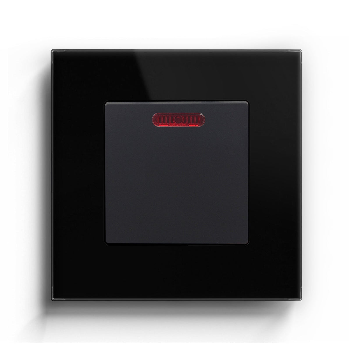 Bseed 45A 1-Gang DP Cooker Switch with Neon Light Switches Bseedswitch Black