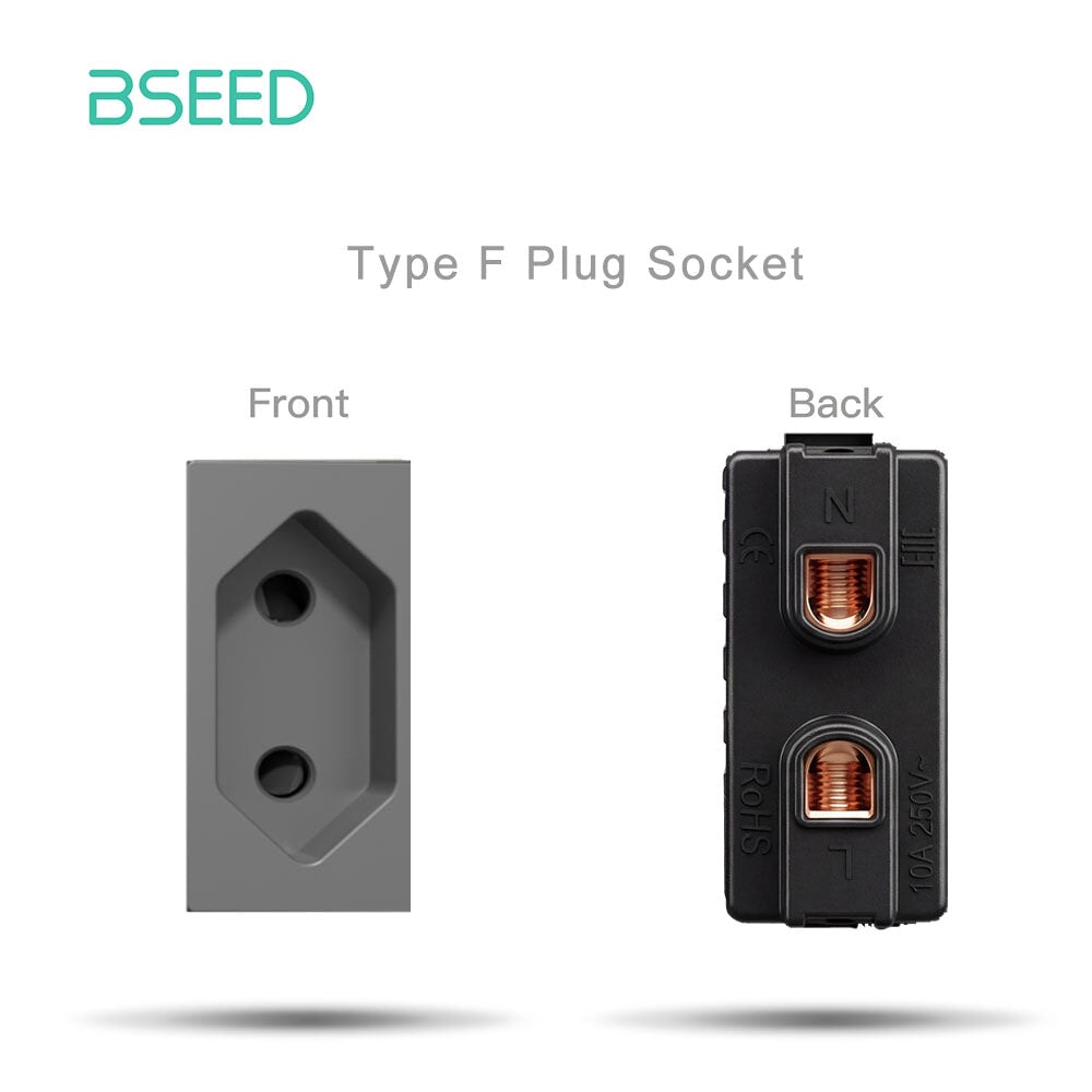 USB PC CAT5 ST Wall Plug Socket Outlets Socket Frame DIY Parts Free Combination socket Bseedswitch Grey Eu Socket