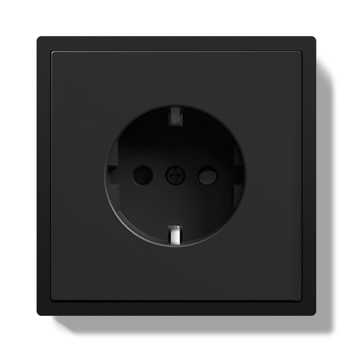 EG Easy Install EU Wall Sockets with clamping technology Power Outlets & Sockets Bseedswitch Black Single