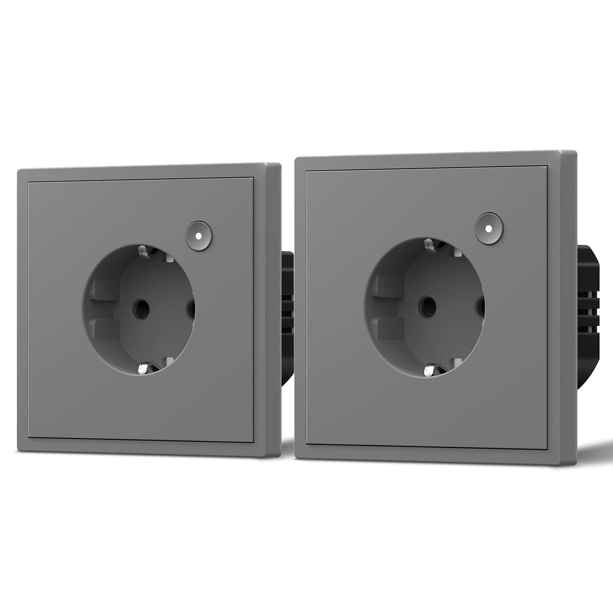 BSEED Scale Series Smart Wifi Eu socket Light Switches Bseedswitch Grey 2 PCS/Pack