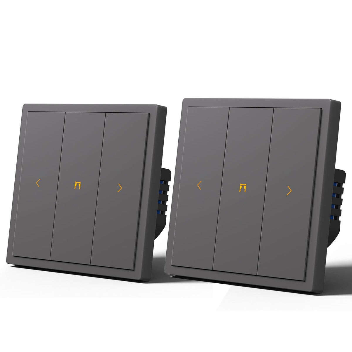 BSEED Scale Series Smart Wifi Curtain Switch Work With Alex Google Assistant Light Switches Bseedswitch Grey 2 PCS/Pack