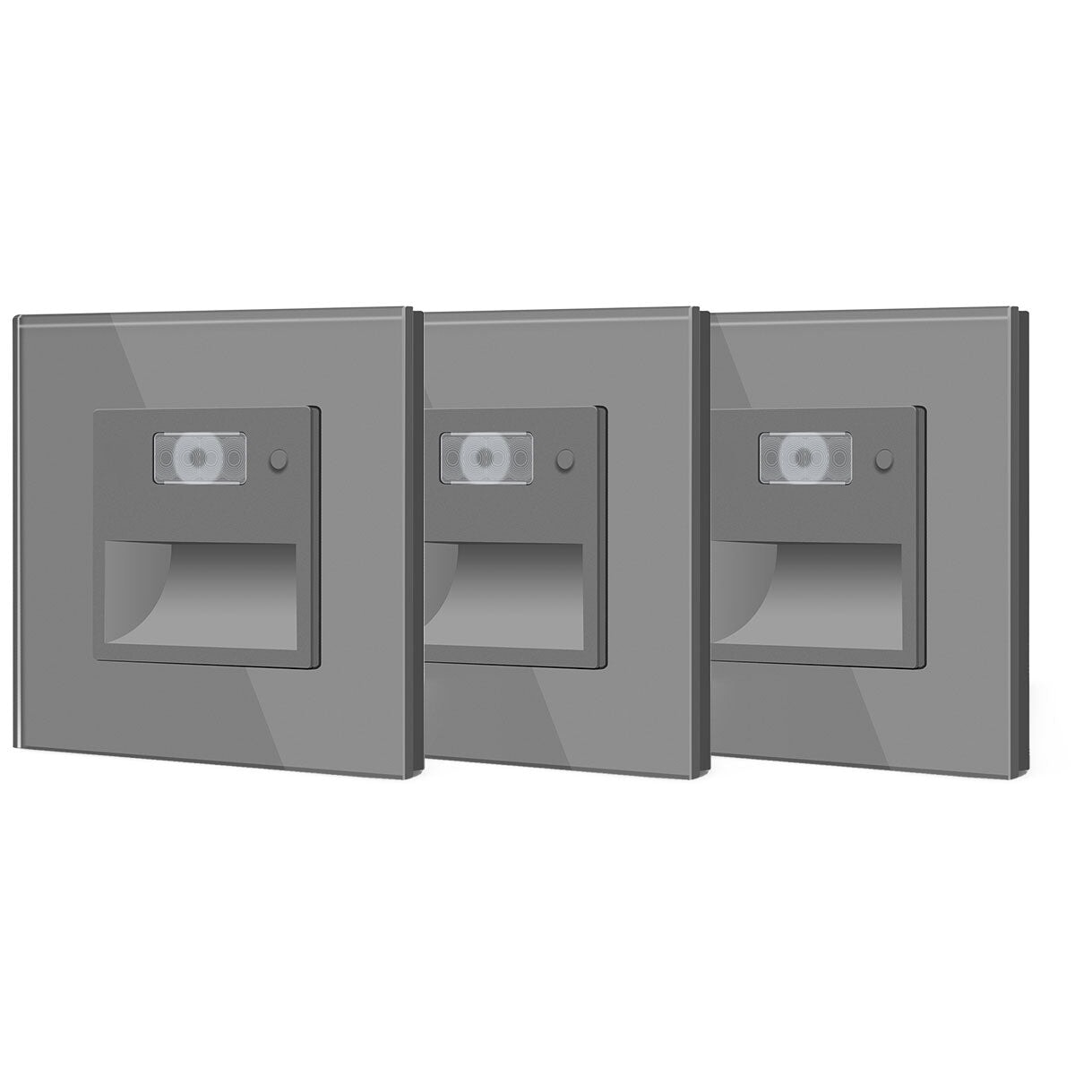 Multiple time delays Footwell Lighting Floor Light Motion Sensor 1800-7500K lamp Bseedswitch grey 3 PCS/ Pack