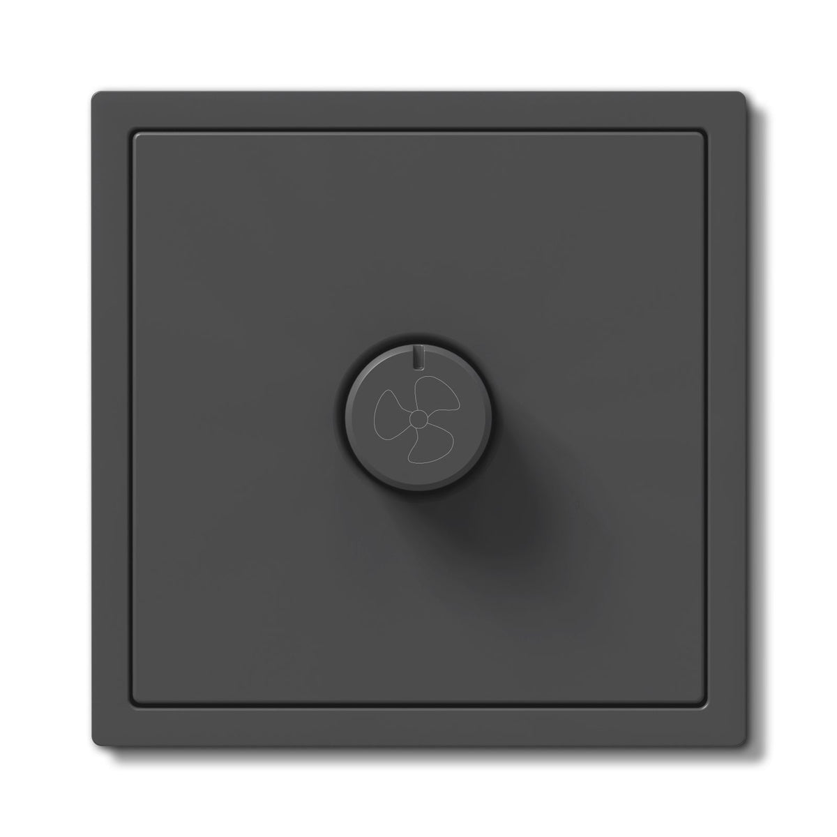 Grand Series Speed Control Fan Switch with Clamping Technology Knob Wall Switch Switch Bseedswitch grey