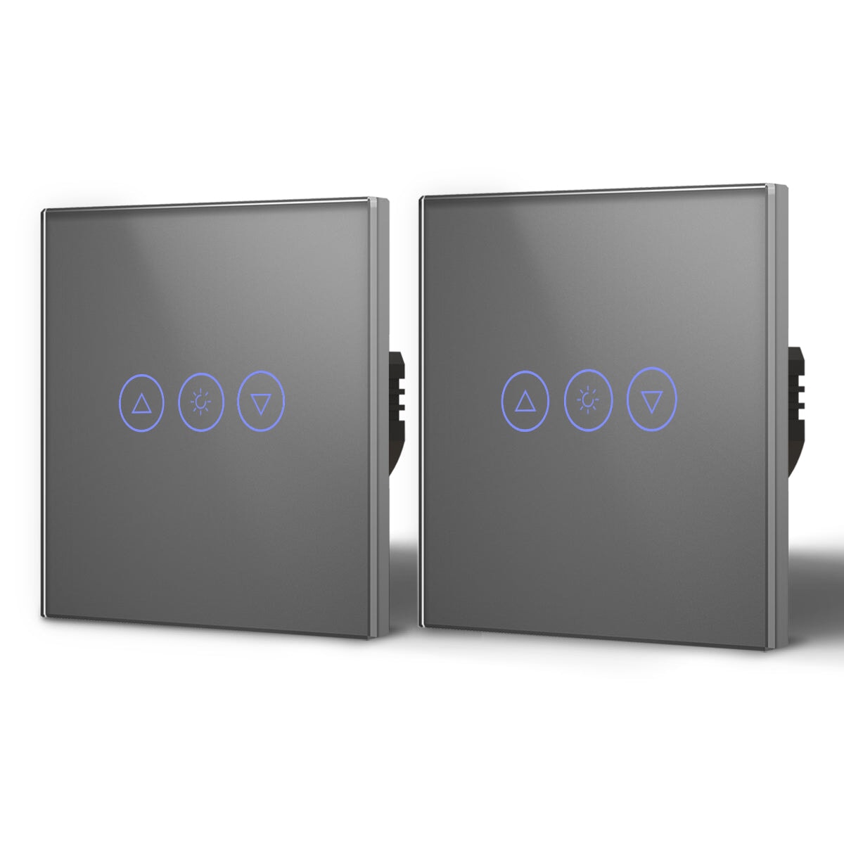 Bseed 2WAY Zigbee Touch Light Dimmer Smart Switch Light Switches Bseedswitch Grey 2 Pcs/Pack