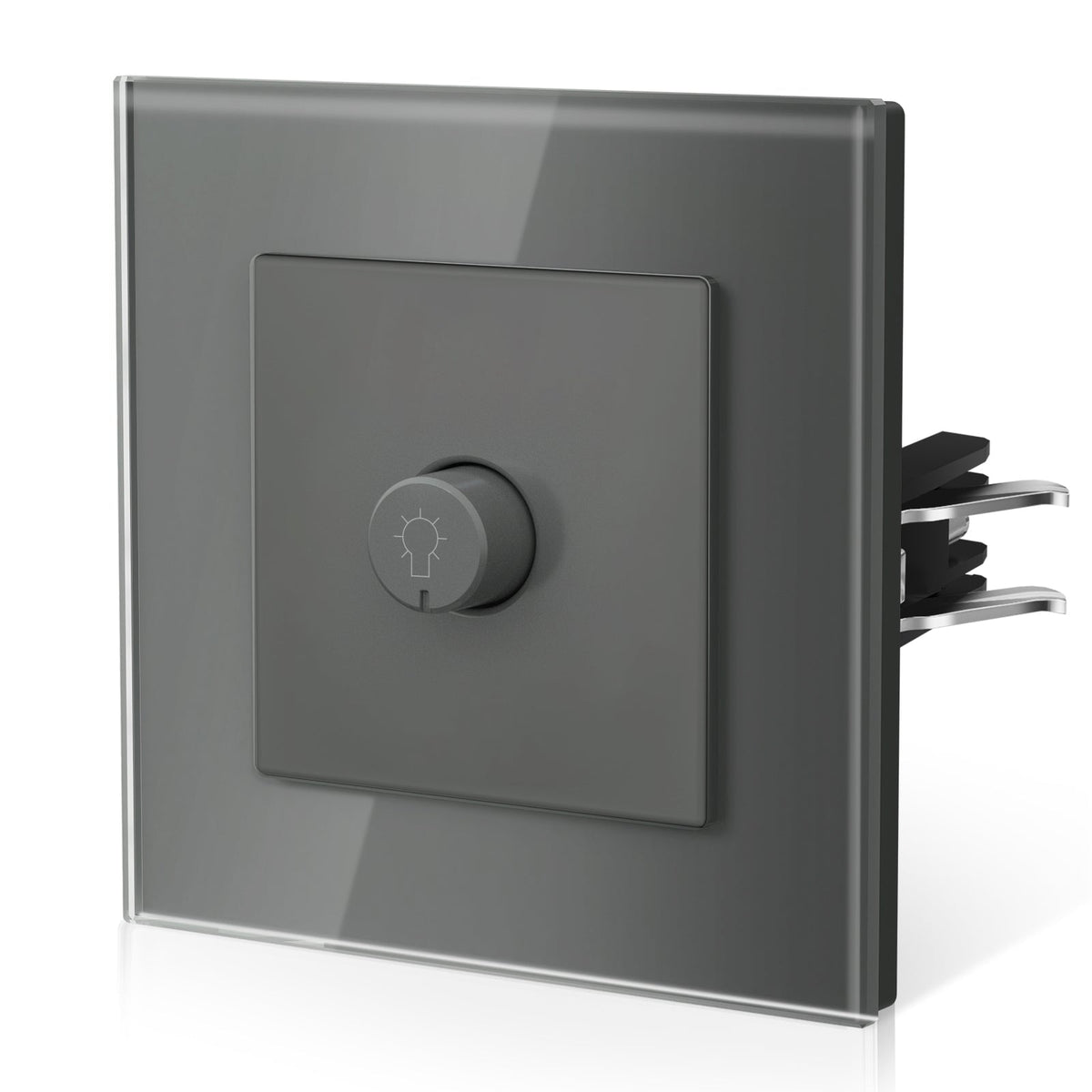 BSEED Echo Dimmer Switch Knob Dimmer Switch Work With Philips Lamp 500W light Switch Bseed official Gray