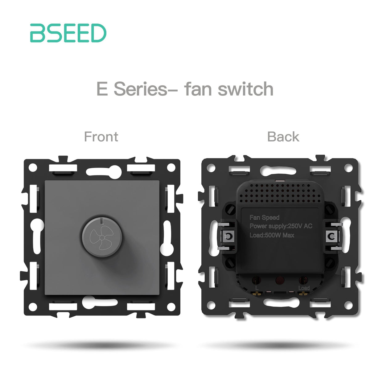 Echo Click Smart zigbee Switch Socket Insert DIY Part Customized Free Combinations Grey Color Crystal Glass Panel Light Switches Bseedswitch Speed Fan Switch