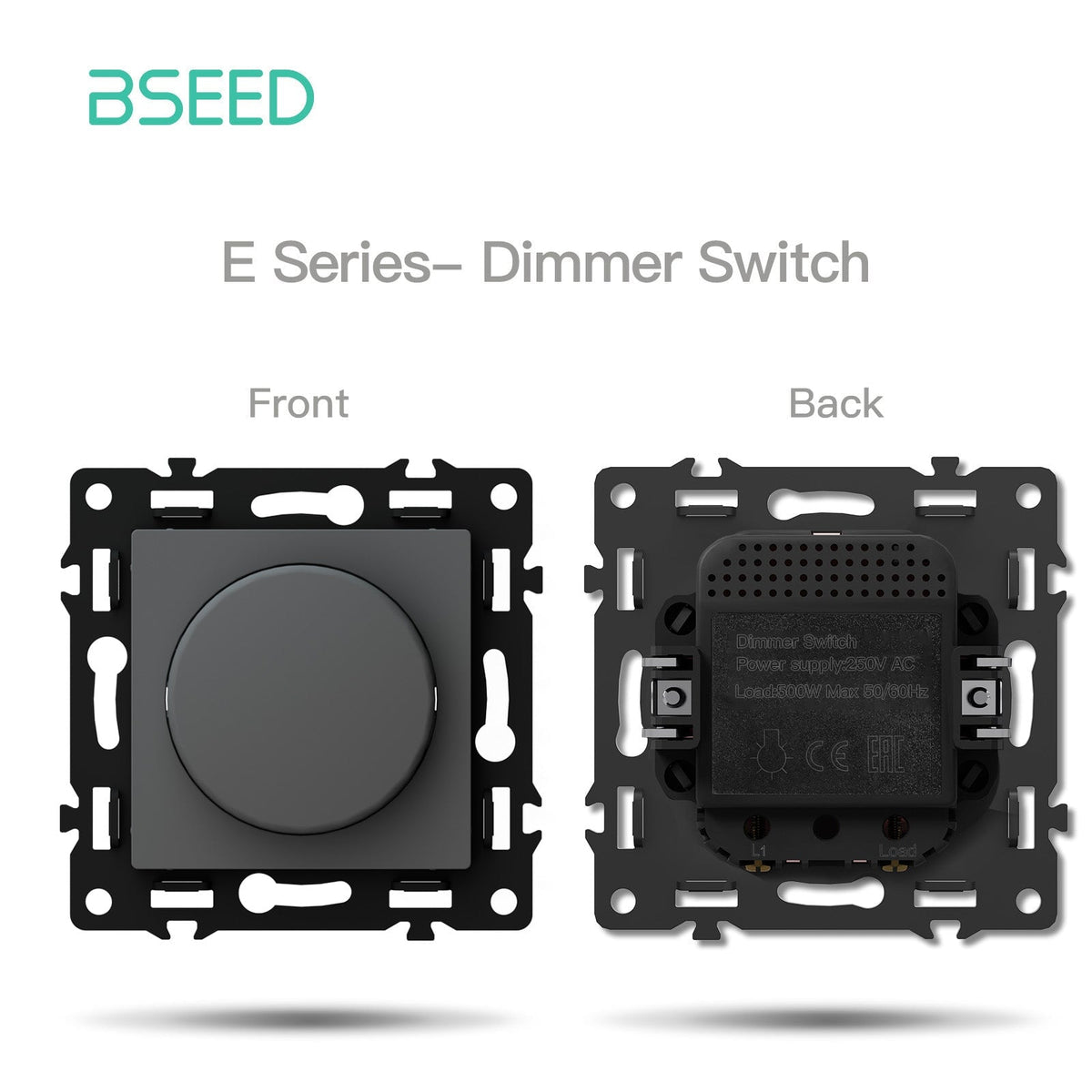 Echo Click Smart zigbee Switch Socket Insert DIY Part Customized Free Combinations Grey Color Crystal Glass Panel Light Switches Bseedswitch Mechanical Dimmer Switch