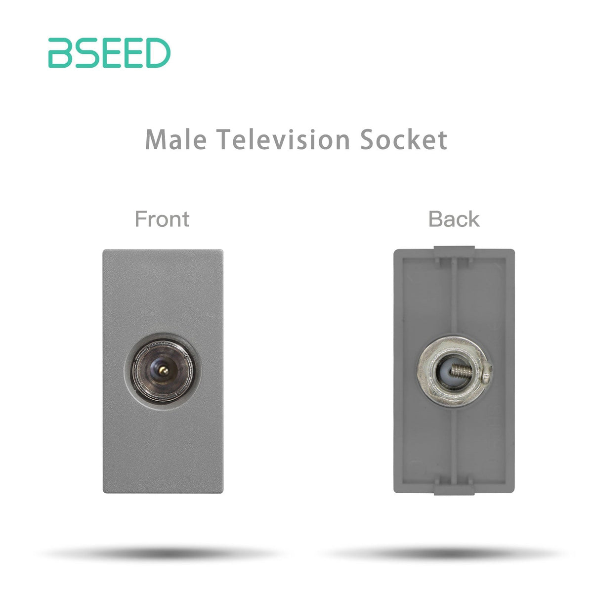 USB PC CAT5 ST Wall Plug Socket Outlets Socket Frame DIY Parts Free Combination socket Bseedswitch Grey Male TV Socket