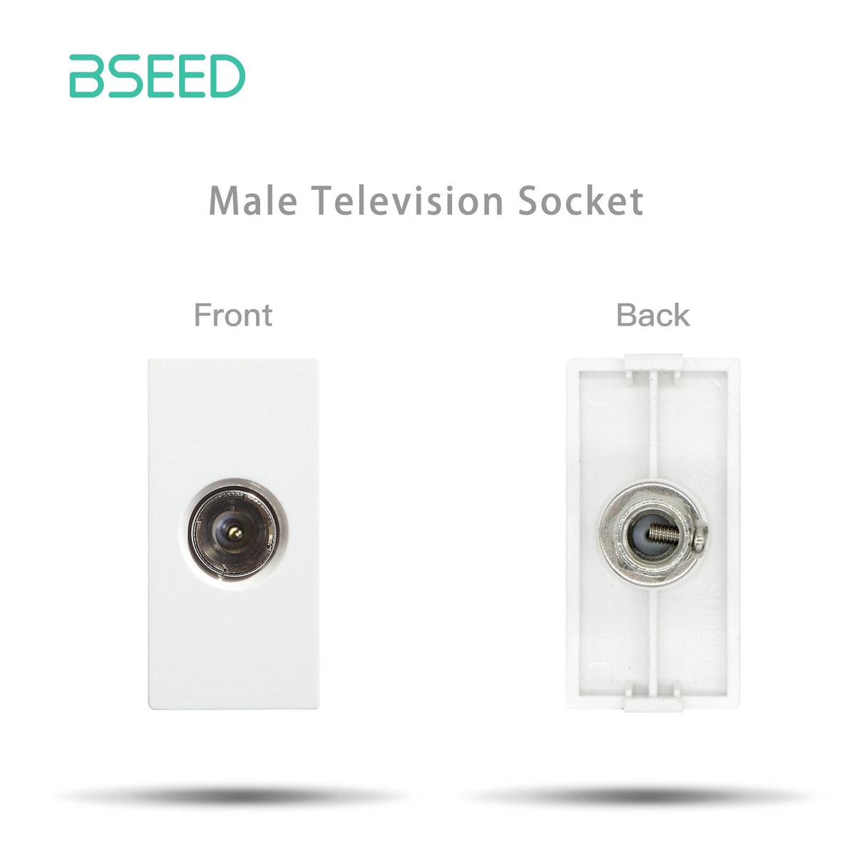 USB PC CAT5 ST Wall Plug Socket Outlets Socket Frame DIY Parts Free Combination socket Bseedswitch White Male TV Socket