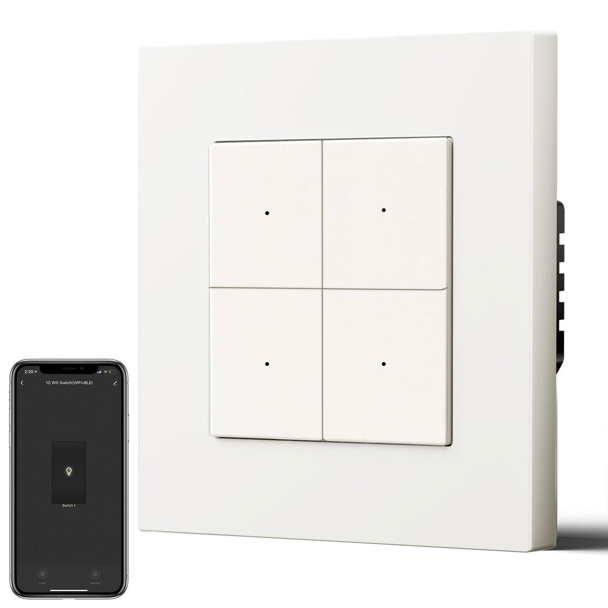 BSEED Smart Wifi Light Switch (With Neutral)