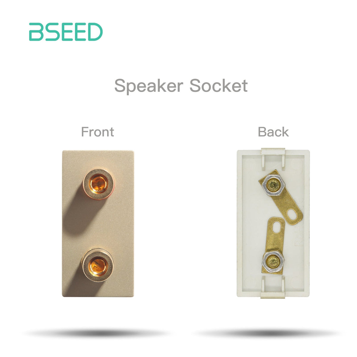 USB Wall Plug Socket Outlets Socket Frame DIY Parts Free Combination Bseedswitch Gold SR