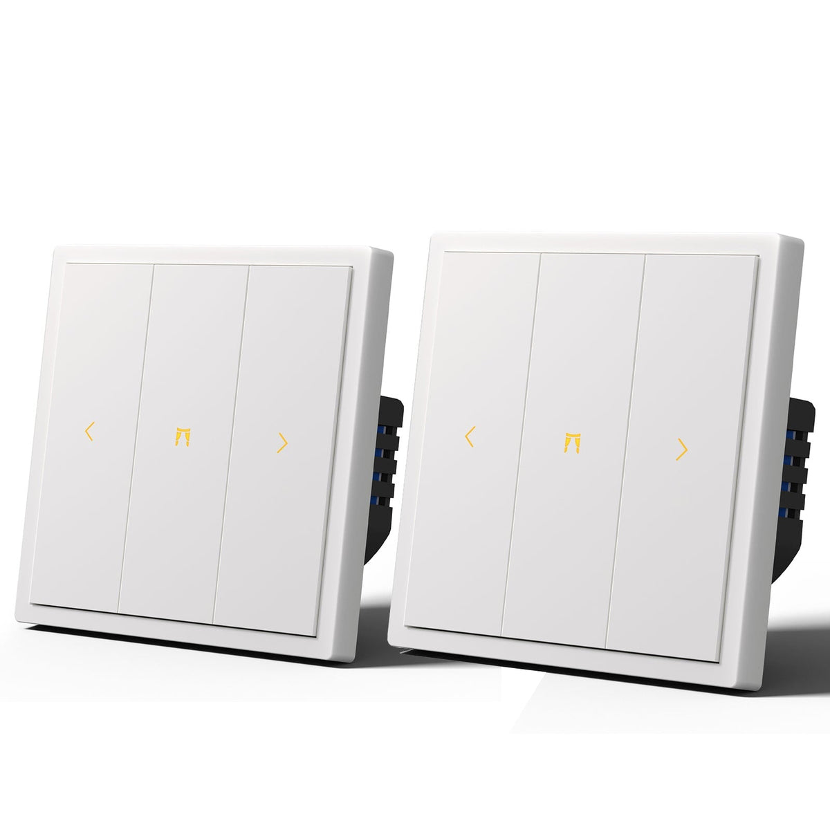 BSEED Scale Series Smart Wifi Curtain Switch Work With Alex Google Assistant Light Switches Bseedswitch White 2 PCS/Pack