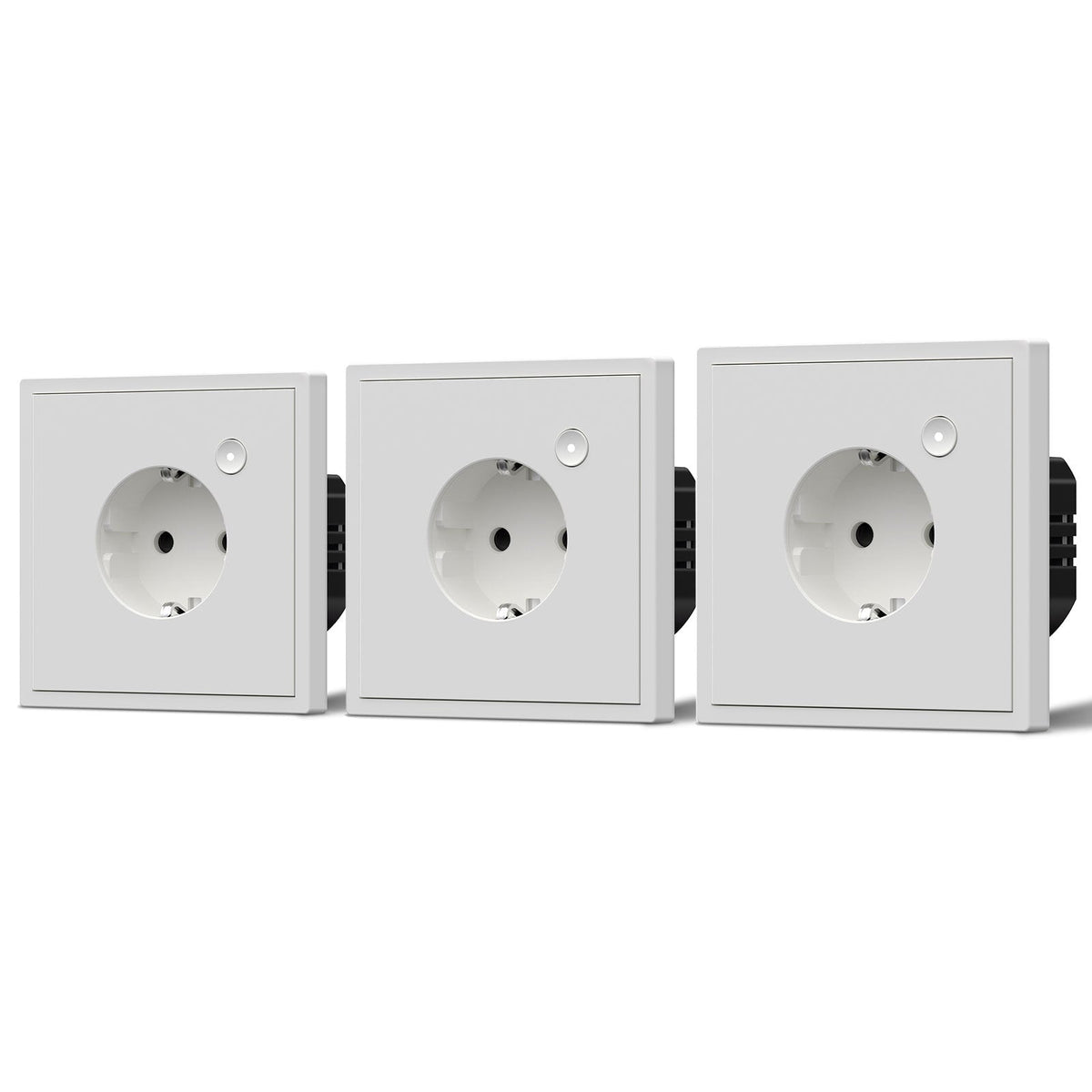 BSEED Scale Series Smart Wifi Eu socket Light Switches Bseedswitch White 3 PCS/Pack