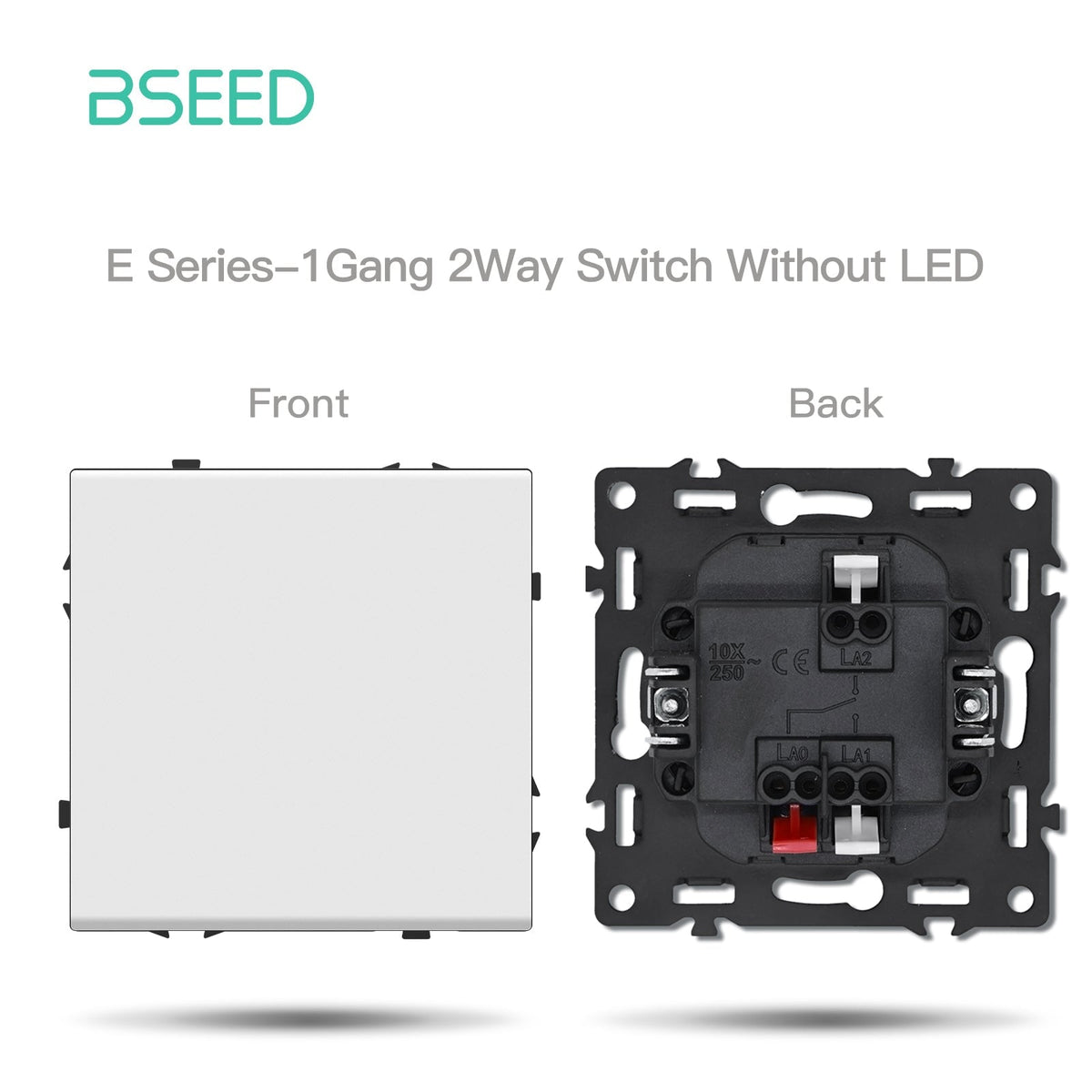 Grand Series DIY Part Customized free combinations Plastic Panels White Color Power Outlets & Sockets Bseedswitch 1 Gang 2Way Switch