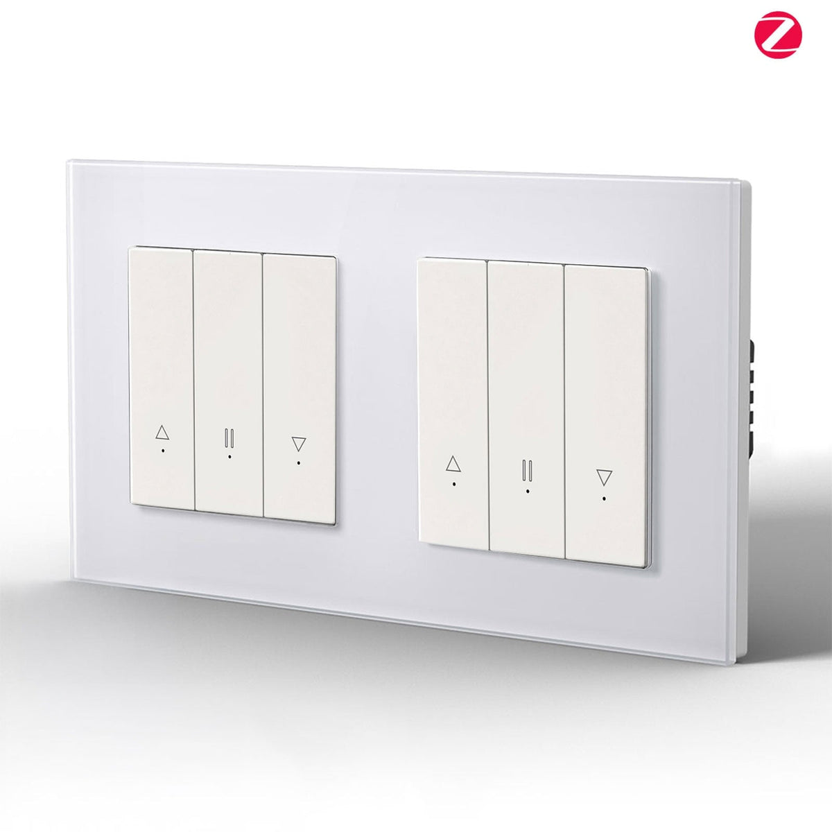 Bseed Echo Smart Zigbee Doble Blind Switch Roller Shutter Switch Work with Tuya Alex Google Assistant 157mm Shutters Bseedswitch White