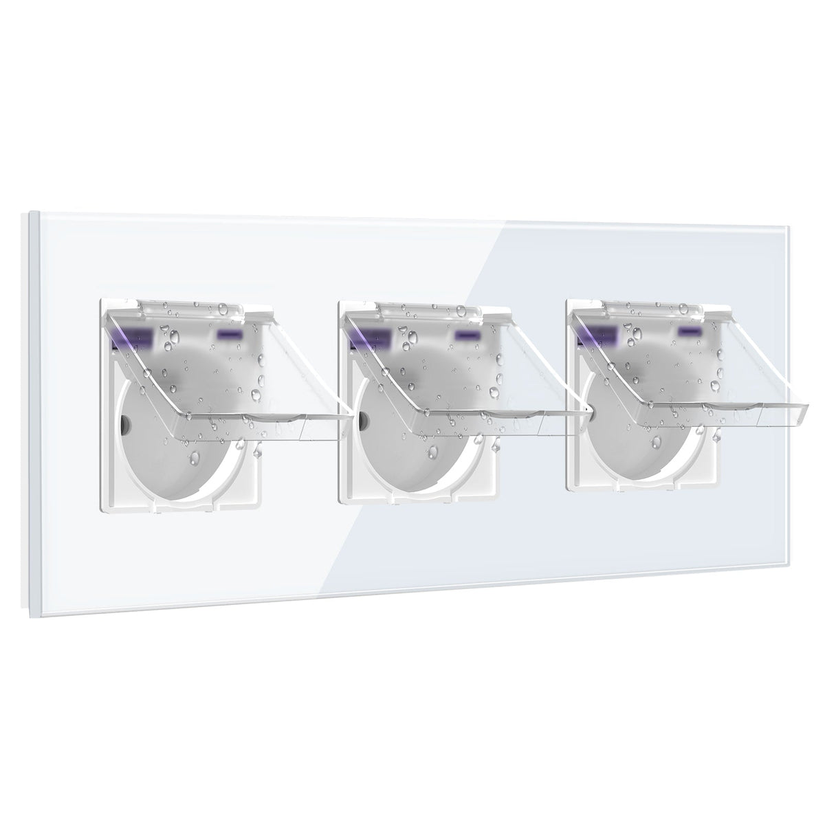 BSEED FR sockets with 20W PD Fast Charge Type-C Interface Outlet Wall Socket with waterproof cover Power Outlets & Sockets Bseedswitch