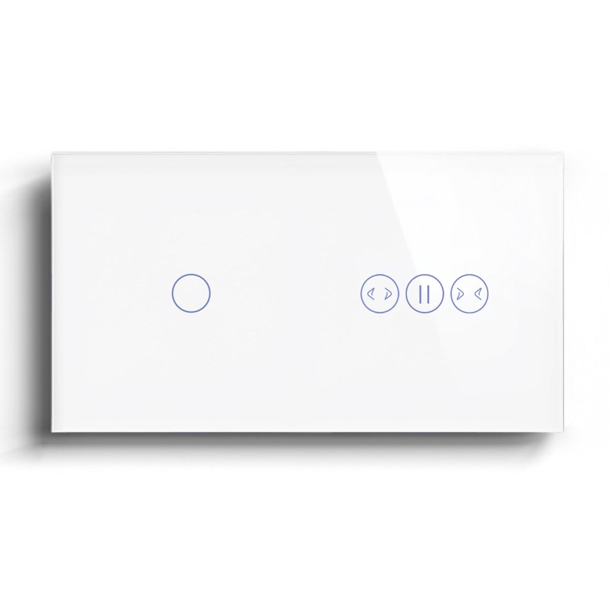 Bseed Wifi Curtain Switch Smart Touch Switch 1/2/3 gang 1/2/3Way Wireless Smart Touch Curtain Switch App Control Alexa Light Switches Bseedswitch White 1 Gang With Curtain Switch