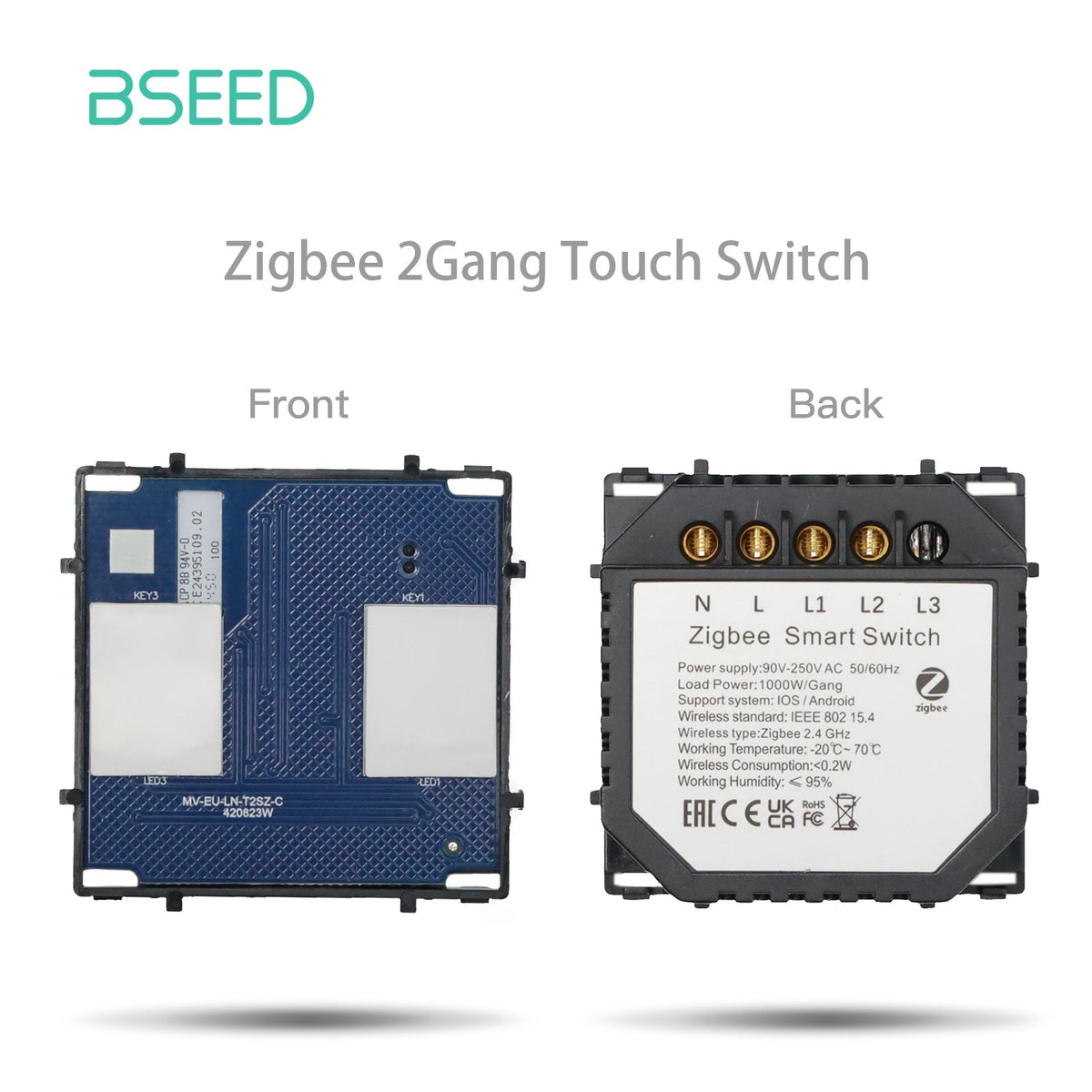 Bseed Crystal Glass Frames Socket Frame USB RJ45 Socket TV Satellite Wall Plug Function Parts DIY Free Combination White Color Power Outlets & Sockets Bseedswitch zigbee 2 gang switch with neutral line