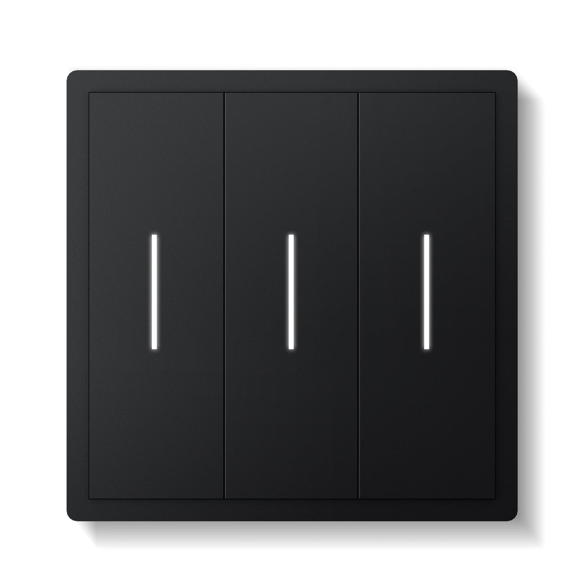 BSEED Scale Series Smart Wifi Light Switch 3 Gang (With Neutral) Light Switches Bseedswitch Black 1 PCS/Pack