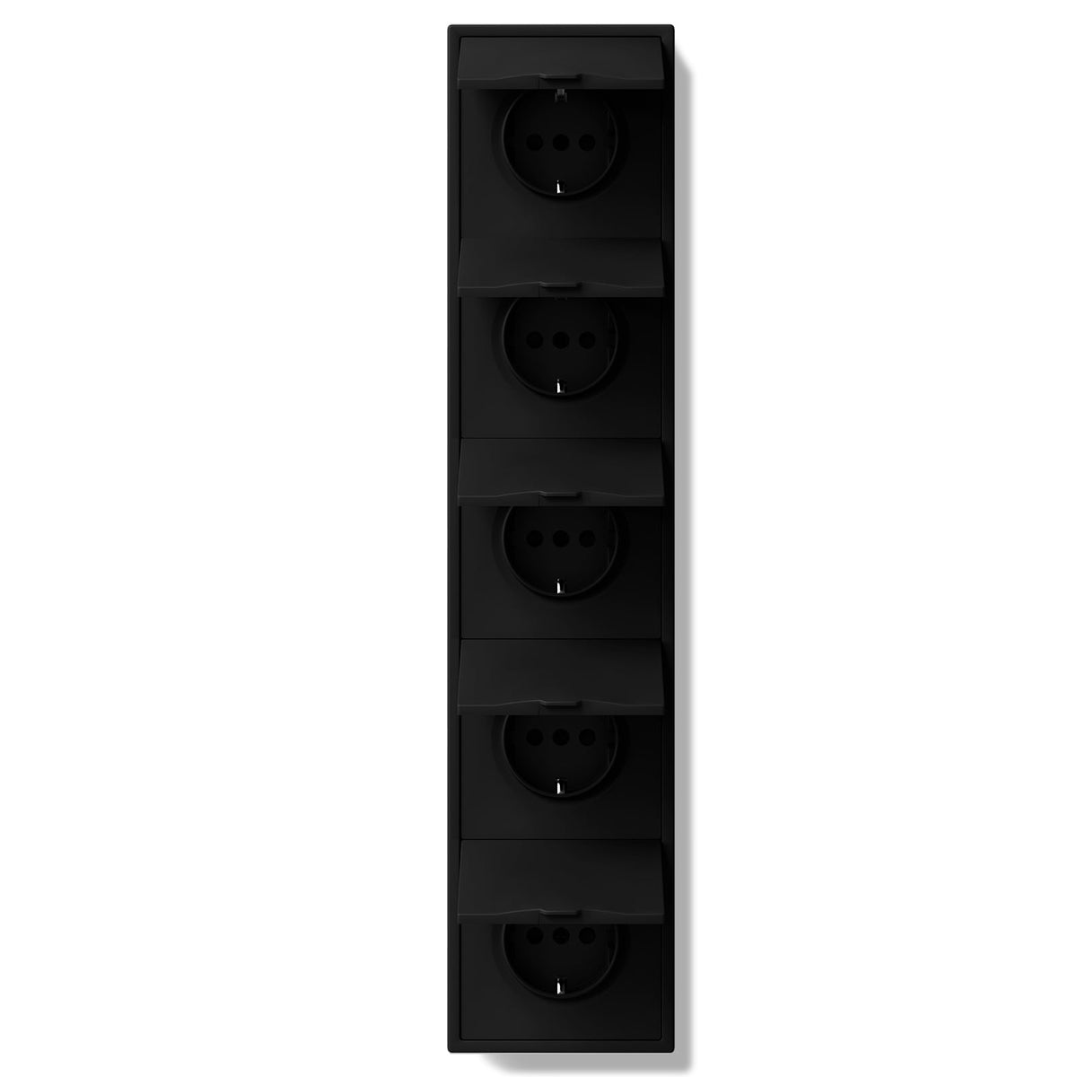Grand Series EU Wall Sockets with clamping technology With Waterproof Cover plastics Easy Install Socket Power Outlets & Sockets Bseedswitch Black pentad