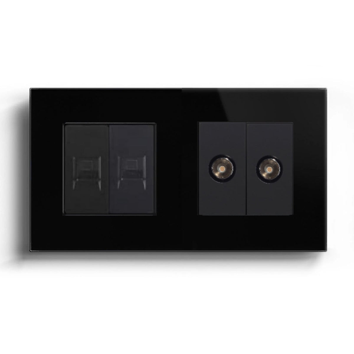 BSEED Product Customization Bseedswitch double cat6 socket with double tv socket