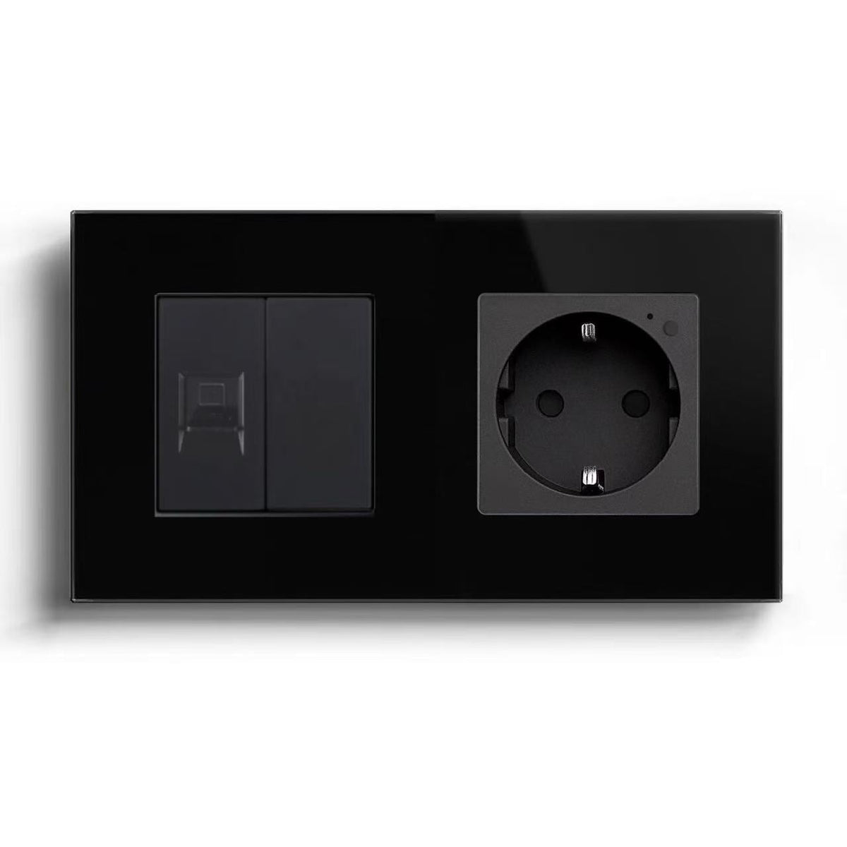 BSEED Product Customization Bseedswitch cat6 socket and blank key with zigbee eu socket