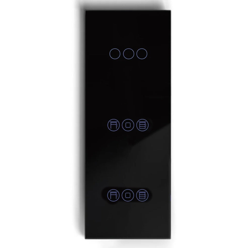 BSEED Product Customization Bseedswitch zigbee 3gang switch with double zigbee roller shutter switch