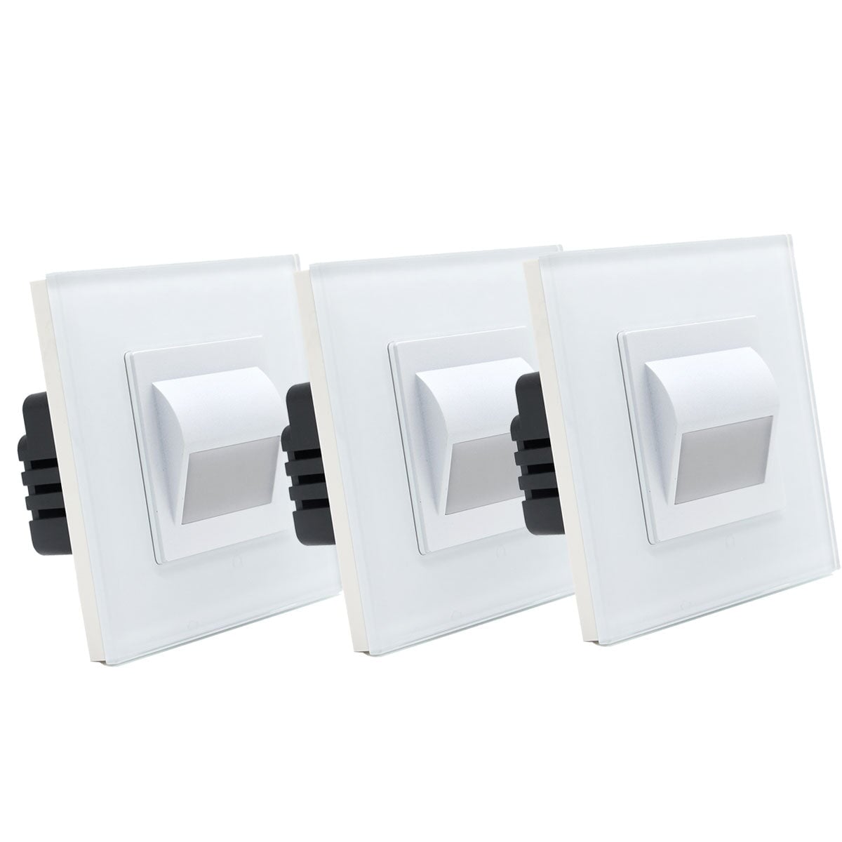 BSEED Footwell Lighting Floor Light Motion Sensor LED Floor Lamp 2800-3000K lamp Bseedswitch white 3 PCS/ Pack
