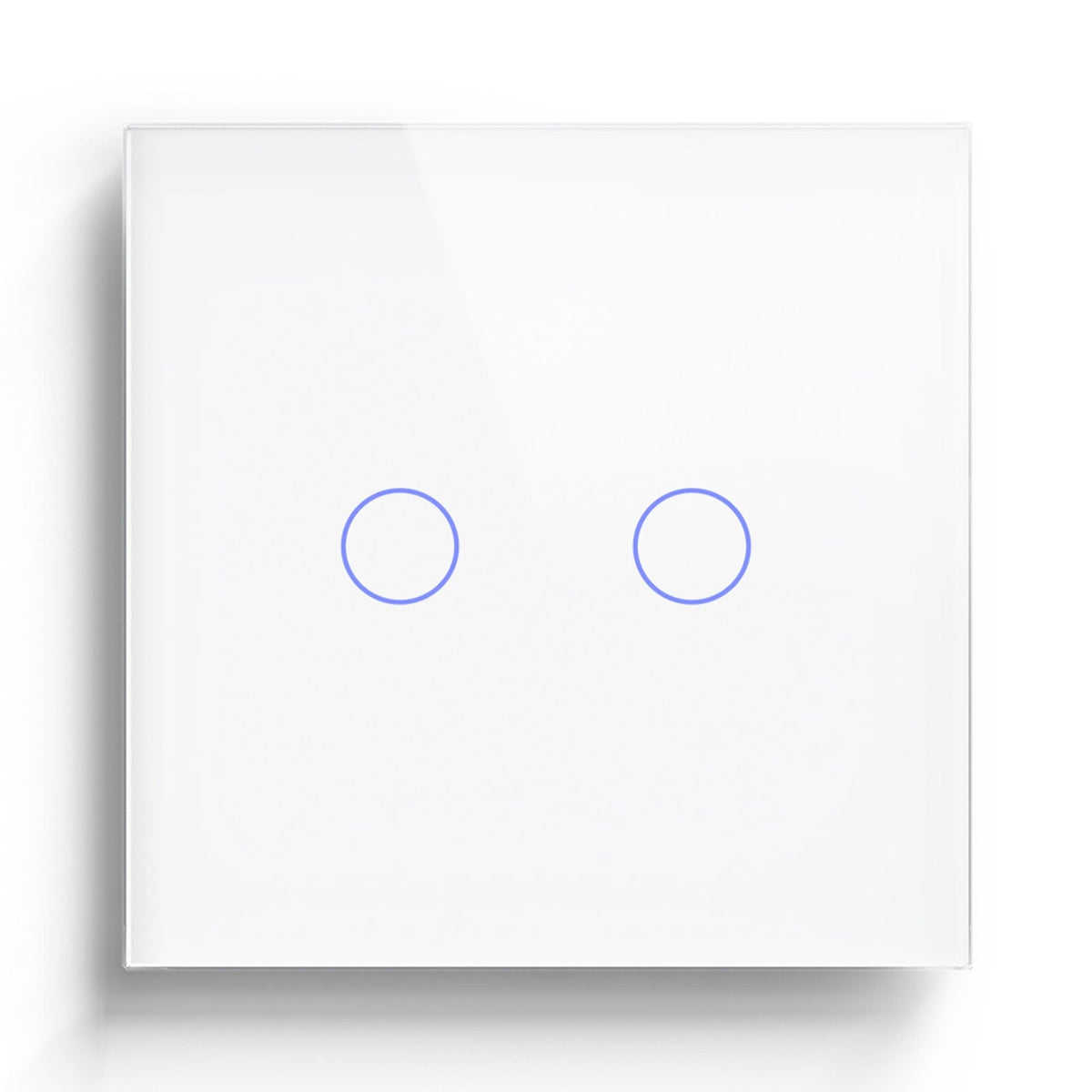 BSEED Zigbee 1/2/3/4 Gang 1/2/3 Way Switch Wall Smart Light Switch For Staircase Light Switches Bseedswitch White 2gang