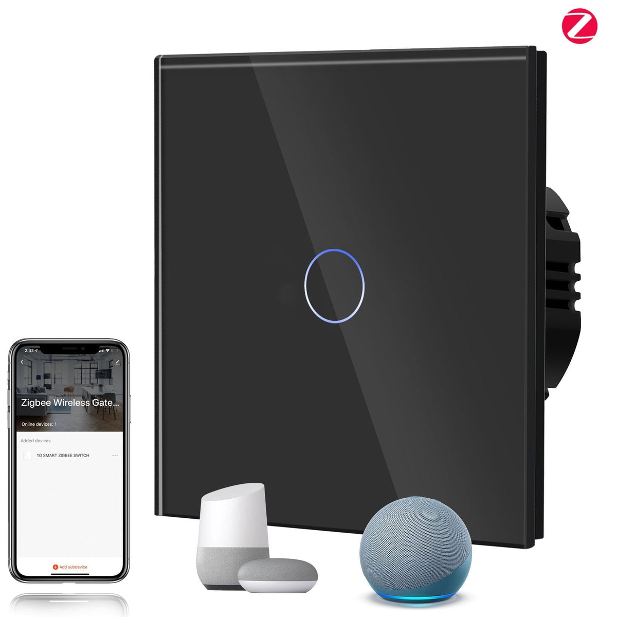 BSEED Smart Zigbee Light Switch (With Neutral) Light Switches Bseedswitch