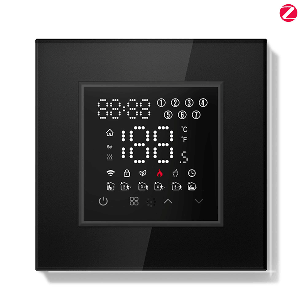 BSEED Echo Series Smart Zigbee Touch LED Screen Floor Heating Room Thermostat Controller Thermostats Bseedswitch