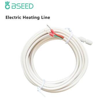 BSEED Touch LED Screen Electric Floor Heating Water Boiler Room Thermostat ZigBee Alexa Google App Temperature Controller Backlight Thermostats Bseedswitch White External sensor line 2.5 meters