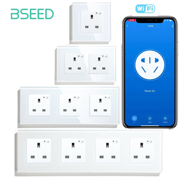 BSEED Smart WiFi UK Standards Wall Sockets Power Outlets & Sockets Bseedswitch 