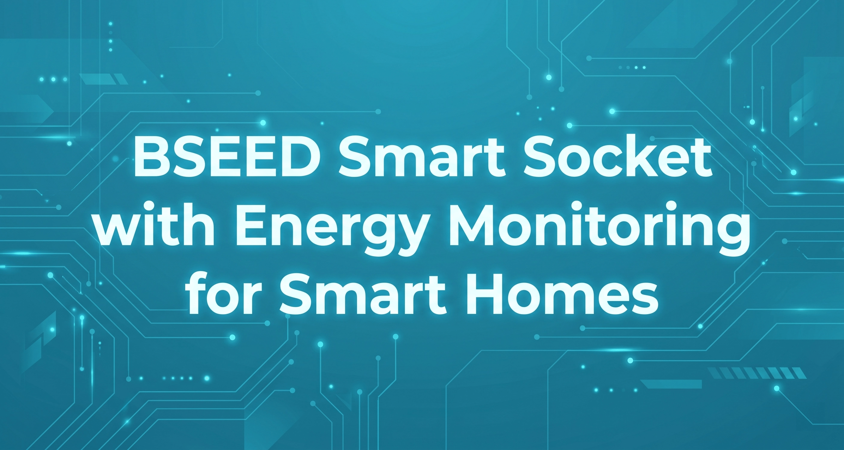BSEED Smart Socket with Energy Monitoring for Smart Homes