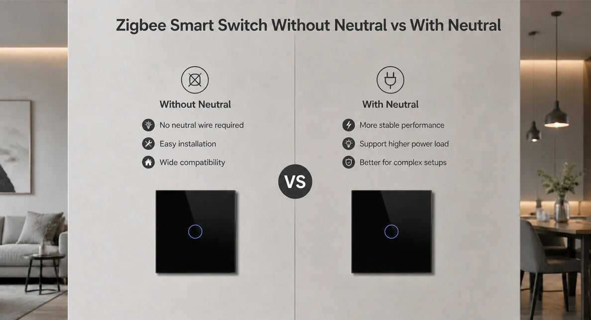BSEED Smart Wall Switch for European Homes Without Neutral Wire