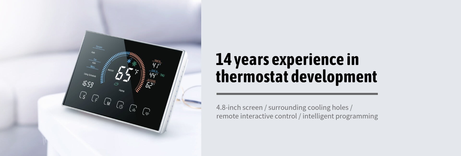 Smart Thermostat for Heating Automation: Zones, Sensors and Schedules