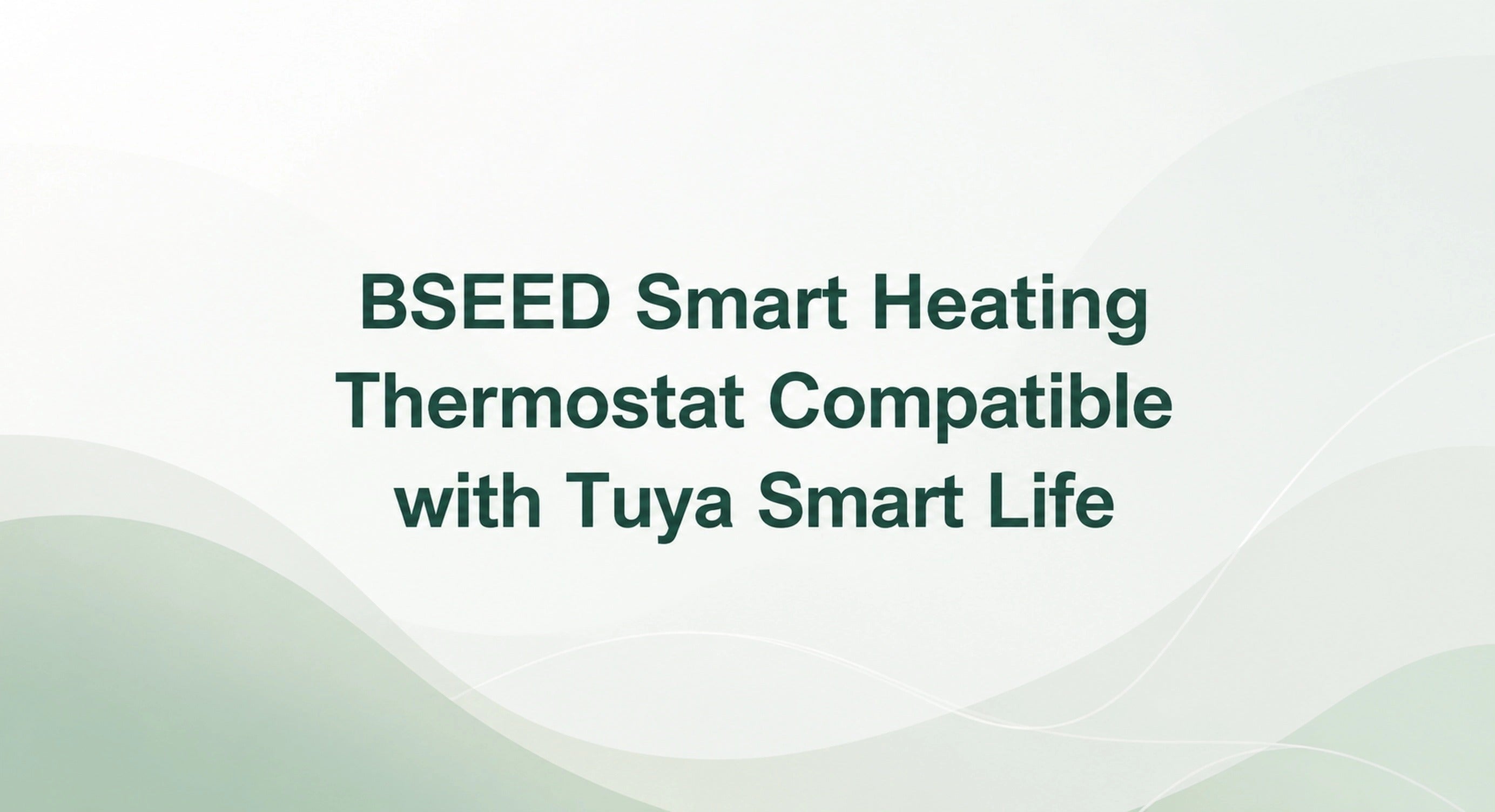 BSEED Intelligentes Heizungsthermostat, kompatibel mit Tuya Smart Life