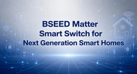 Interruptor inteligente BSEED Matter para casas inteligentes de nova geração