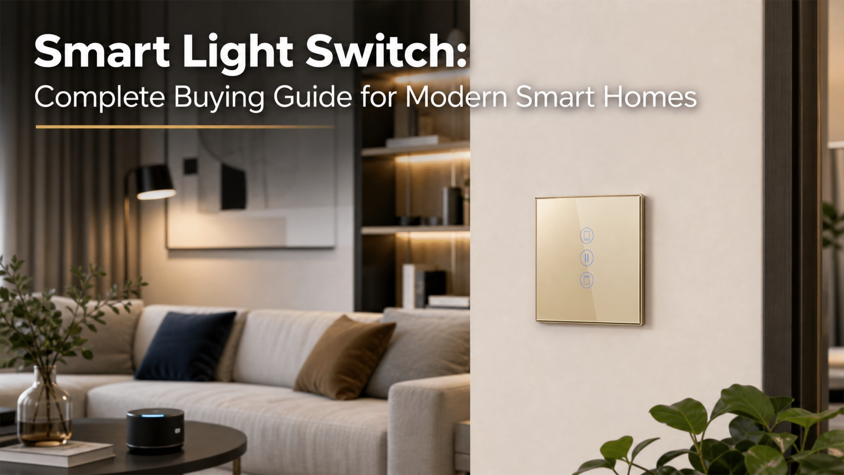 Smart light switch BSEED : guide d'achat complet pour les maisons intelligentes modernes