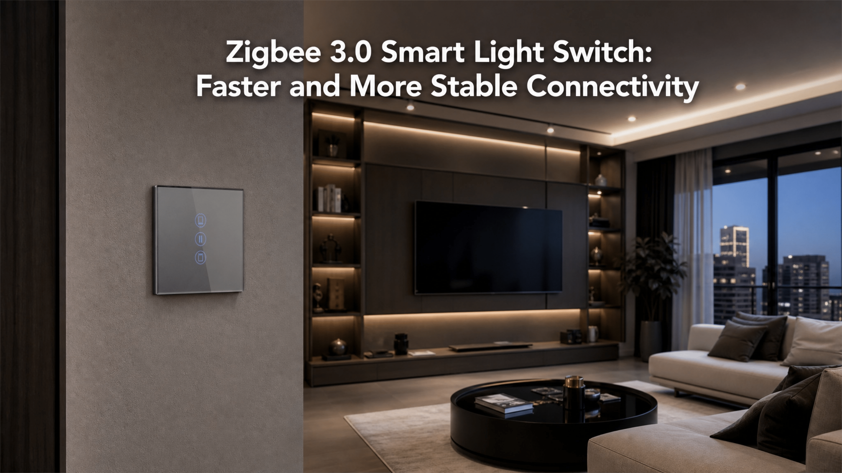 BSEED Zigbee 3.0 Smart Light Switch: Faster and More Stable Connectivity