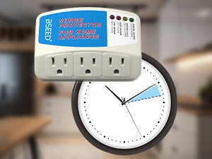 thumbnail image 2 of 4-Pack 120V Surge Protector – 140J, 3 Outlets, Brownout Protection For Appliances 2 of 4