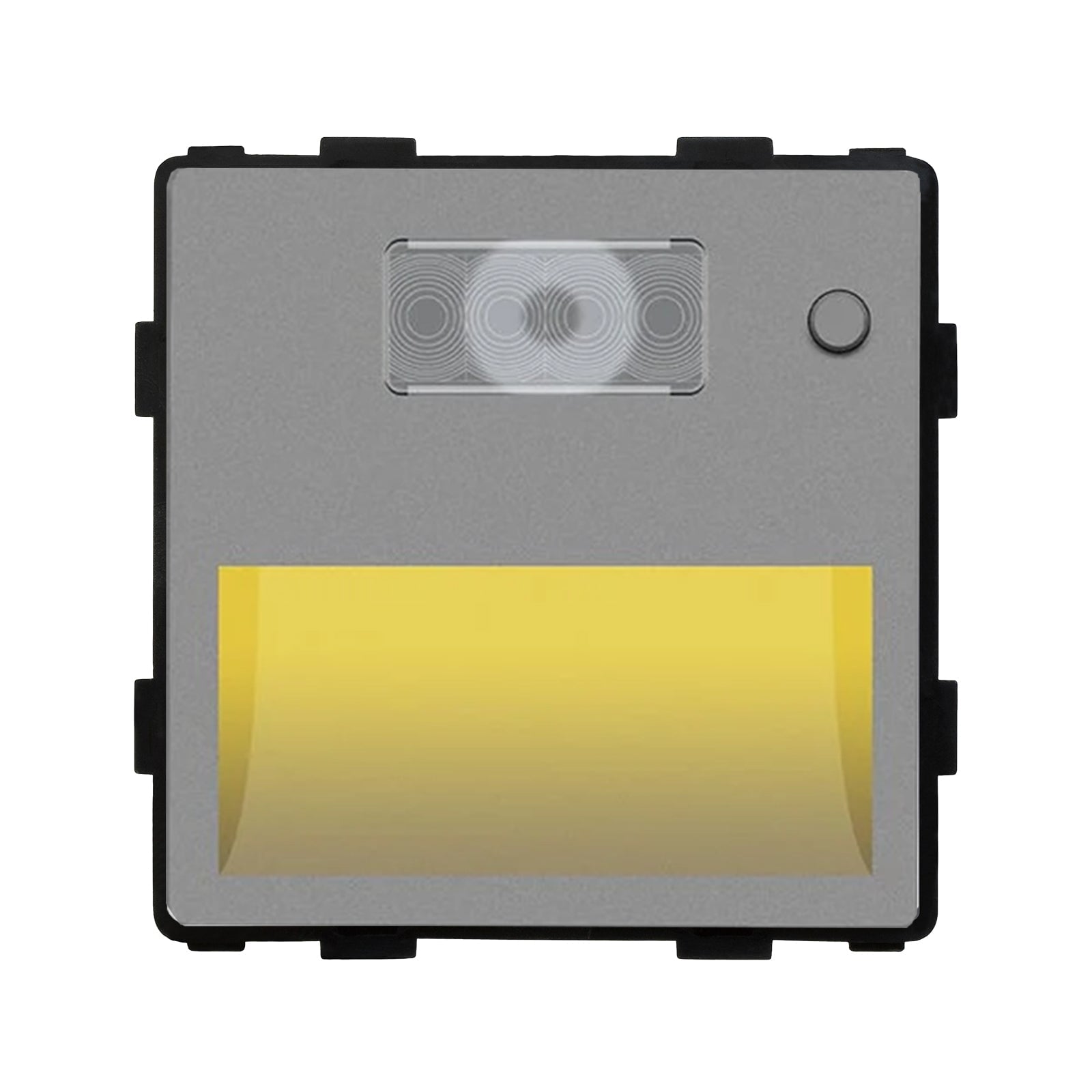 Bseed Crystal Glass Frame Smart Switch Socket Frame USB RJ45 Socket TV Satellite Wall Plug Function Parts DIY Free Combination Grey Color socket Bseedswitch Footlight 